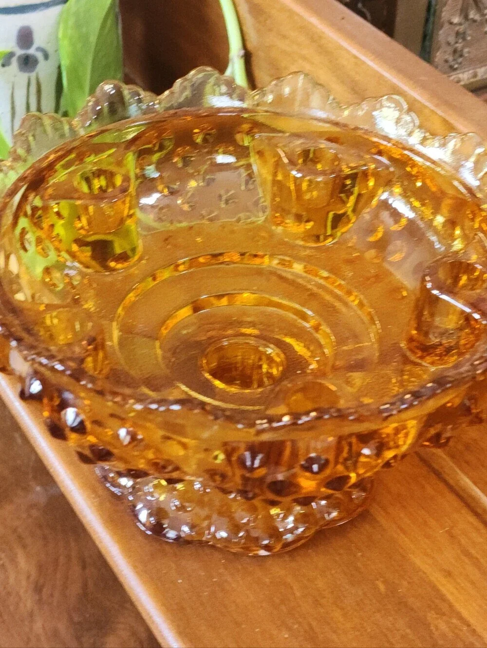 Fenton vtg hobnail